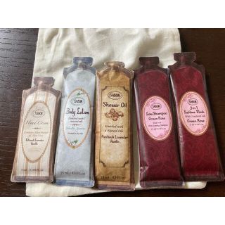 サボン(SABON)のSABON サボン サンプル×5種＆巾着(サンプル/トライアルキット)