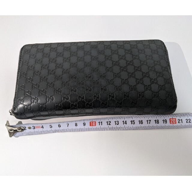 Gucci(グッチ)のGUCCI◆244994/0416/長財布/レザー/グレー/ユニセックス メンズのファッション小物(長財布)の商品写真