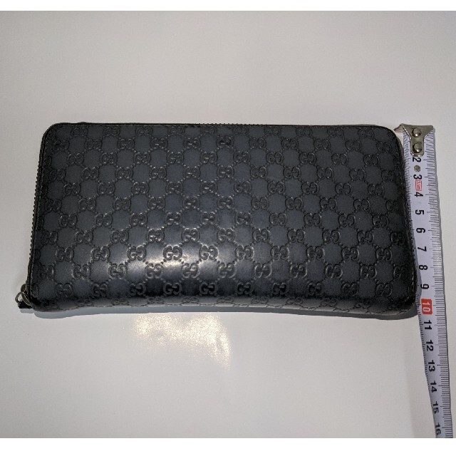 Gucci(グッチ)のGUCCI◆244994/0416/長財布/レザー/グレー/ユニセックス メンズのファッション小物(長財布)の商品写真