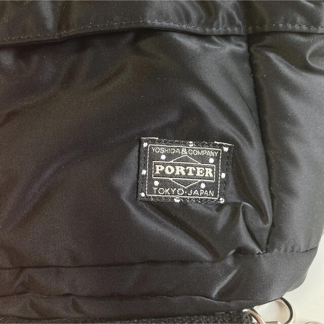 PORTER(ポーター)のPORTER ポーター　コラボバック　黒×白部分有り メンズのバッグ(ショルダーバッグ)の商品写真