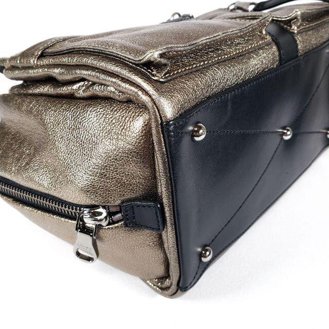 LOEWE - 美品 ロエベ ローラ シルバー チェーン レザー ハンドバッグ