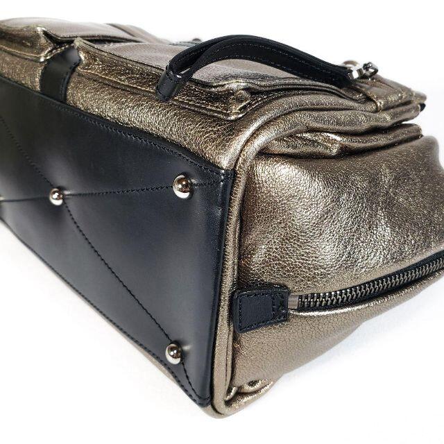 LOEWE - 美品 ロエベ ローラ シルバー チェーン レザー ハンドバッグ
