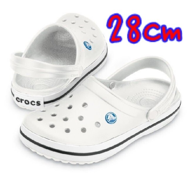 crocs(クロックス)の【まとめ買いがお得】クロックス クロックバンド 28cm ホワイト 11016 メンズの靴/シューズ(サンダル)の商品写真