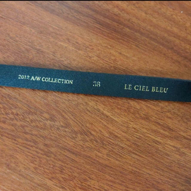 LE CIEL BLEU(ルシェルブルー)のルシエルブルー　ゴールドプレートレザーベルト レディースのファッション小物(ベルト)の商品写真