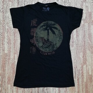 タイガービールTシャツ / Tiger Beer T-shirt / ブラック(Tシャツ(半袖/袖なし))