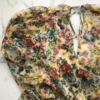 ザラ(ZARA)のZARA 花柄ワンピース(ロングワンピース/マキシワンピース)