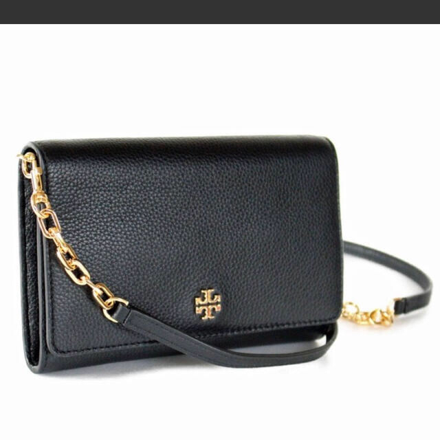 Tory Burch(トリーバーチ)のTory Burch トリーバーチ チェーンウォレット　ショルダー　黒 レディースのバッグ(ショルダーバッグ)の商品写真