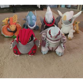 ポケモン(ポケモン)のポケットモンスター非売品UFOキャッチャーBIGぬいぐるみまとめ売り(キャラクターグッズ)