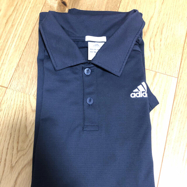 adidas(アディダス)の【美品】adidas⭐️半袖ポロシャツ⭐️濃紺⭐️【メンズL】 メンズのトップス(ポロシャツ)の商品写真