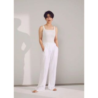 ラヴィジュール(Ravijour)のRavijour×Junko Kato カップ付きタンク 卯の花色 GM(タンクトップ)