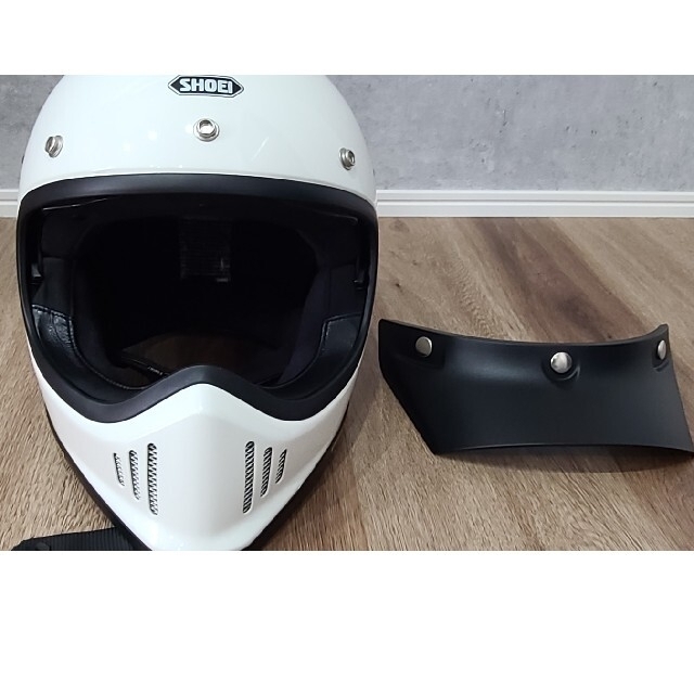 SHOEI　EX-ZERO オフホワイト　バイザー無し 自動車/バイクのバイク(ヘルメット/シールド)の商品写真