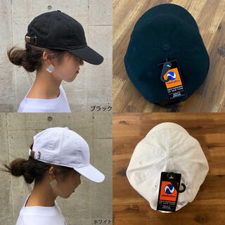 新品 ニューハッタン キャップ 帽子 cap レディースメンズ兼用 白黒セット(キャップ)
