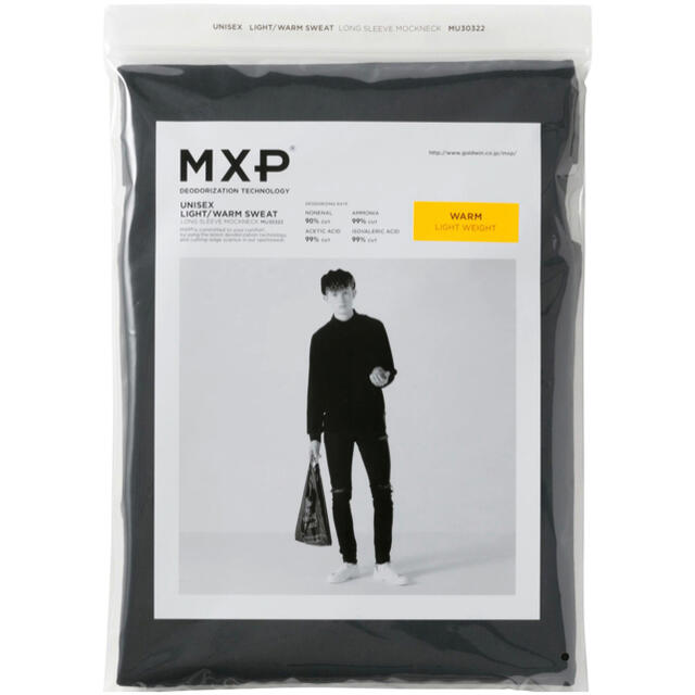 MXP ロングスリーブモックネック ブラックノースフェイス ロングTシャツ