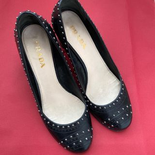 プラダ(PRADA)のPRADA スタッツシューズ(ハイヒール/パンプス)