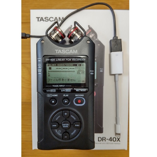 TASCAM DR-40x　説明書なし