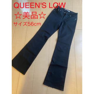 ボブソン(BOBSON)のQUEEN'S LOW レディースパンツ　黒(カジュアルパンツ)