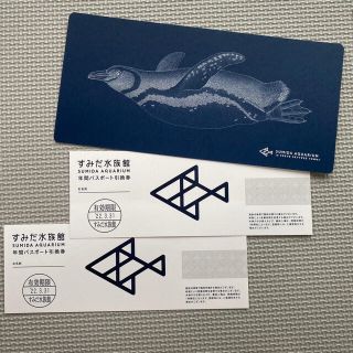 オリックスバファローズ(オリックス・バファローズ)の【ブラウン様専用】すみだ水族館　年間パスポート　引換券　2枚(水族館)