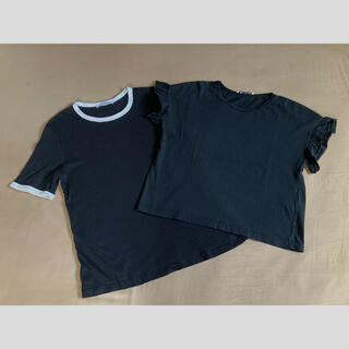 ザラ(ZARA)のザラ　Tシャツ　カットソー　2枚セット　レディス　ZARA(Tシャツ(半袖/袖なし))
