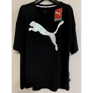 プーマ(PUMA)の【新品未使用タグ付き】PUMA プーマ ロゴTシャツ L DRYCELL 黒(Tシャツ(半袖/袖なし))