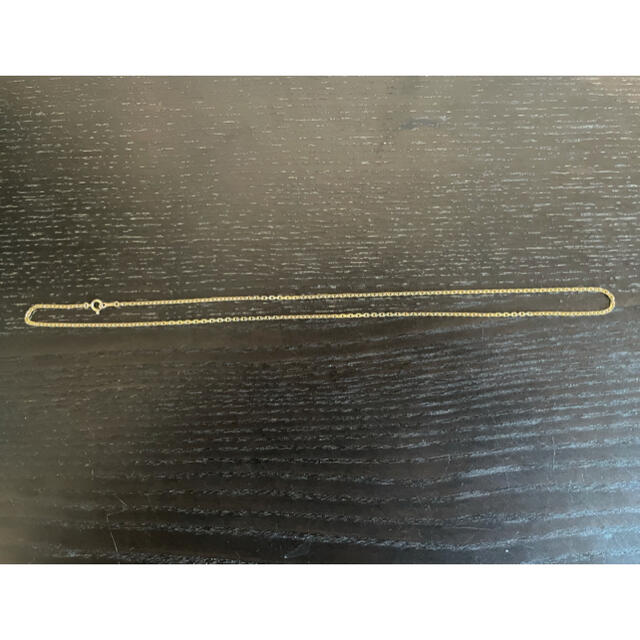 ゴールド ネックレス あずきチェーン k18 カット 50cm幅1.75mmアクセサリー
