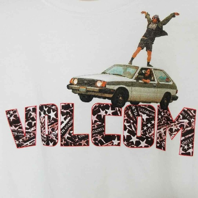volcom(ボルコム)のVOLCOM ボルコム  ロゴ　ワゴン車  フォトプリント Tシャツ メンズのトップス(Tシャツ/カットソー(半袖/袖なし))の商品写真