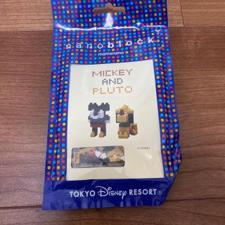 ディズニー(Disney)のディズニーリゾート　ナノブロック　ミッキー　プルート(積み木/ブロック)