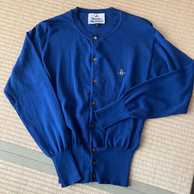 viviennewestwoodインポート青カーディガン新品