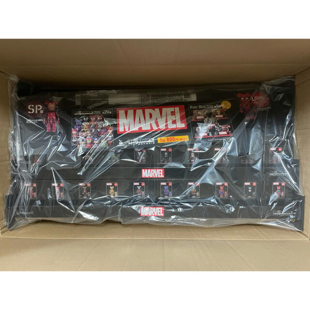 MARVEL(マーベル)のマーベル　ベアブリック　happyくじ　POPセット エンタメ/ホビーのフィギュア(その他)の商品写真