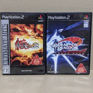 プレイステーション2(PlayStation2)のPS2 ドラッグオンドラグーン 1& 2 セット(家庭用ゲームソフト)