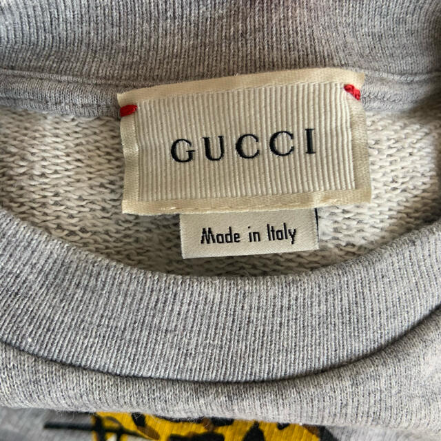 Gucci(グッチ)のグッチ　GUCCI ロゴ　スウェット　トレーナー 80 パーカー　キッズ　子供服 キッズ/ベビー/マタニティのベビー服(~85cm)(トレーナー)の商品写真