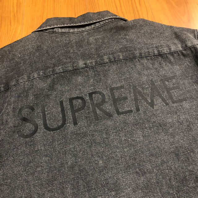 Supreme(シュプリーム)のSupreme Classic Logo Denim Shirt 15ss L メンズのトップス(シャツ)の商品写真