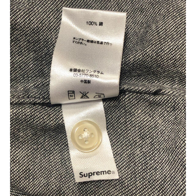 Supreme(シュプリーム)のSupreme Classic Logo Denim Shirt 15ss L メンズのトップス(シャツ)の商品写真