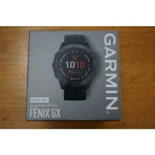 ガーミン(GARMIN)のGarmin fenix6XPro DualPower Ti Black DLC(その他)