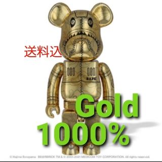 アベイシングエイプ(A BATHING APE)のBe@rbrick Bape Sorayama GOLD 1000%(その他)