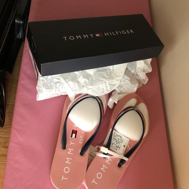 TOMMY HILFIGER(トミーヒルフィガー)のTOMY ビーチサンダル　新品未使用　♡ レディースの靴/シューズ(ビーチサンダル)の商品写真