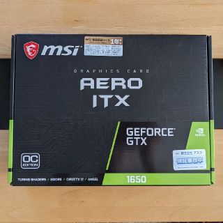 エイスース(ASUS)のMSI GeForce GTX 1650 AERO ITX (PCパーツ)