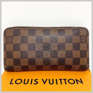 ルイヴィトン(LOUIS VUITTON)のLOUIS VUITTON ダミエ ジッピーウォレット 茶色 長財布 モノグラム(財布)