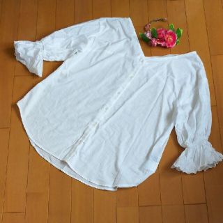 ダブルクローゼット(w closet)の新品 未使用 Wcloset ダブルクローゼット(シャツ/ブラウス(長袖/七分))