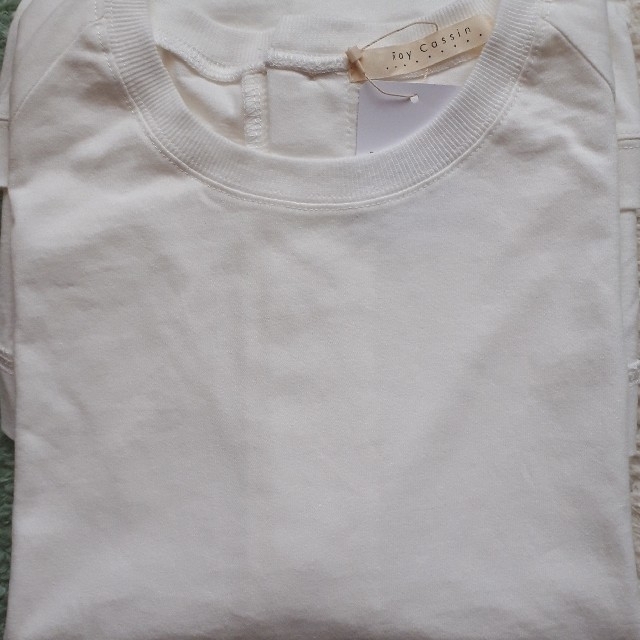 RayCassin(レイカズン)のバックヘンリーラグランプルオーバー レディースのトップス(Tシャツ(半袖/袖なし))の商品写真