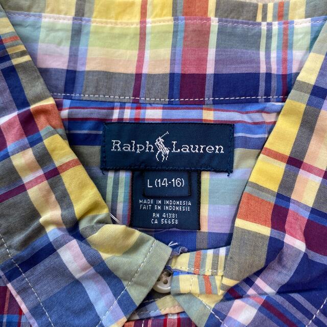 Ralph Lauren(ラルフローレン)の新品未使用　ラルフローレン　半袖シャツ　14〜16歳 キッズ/ベビー/マタニティのキッズ服男の子用(90cm~)(Tシャツ/カットソー)の商品写真