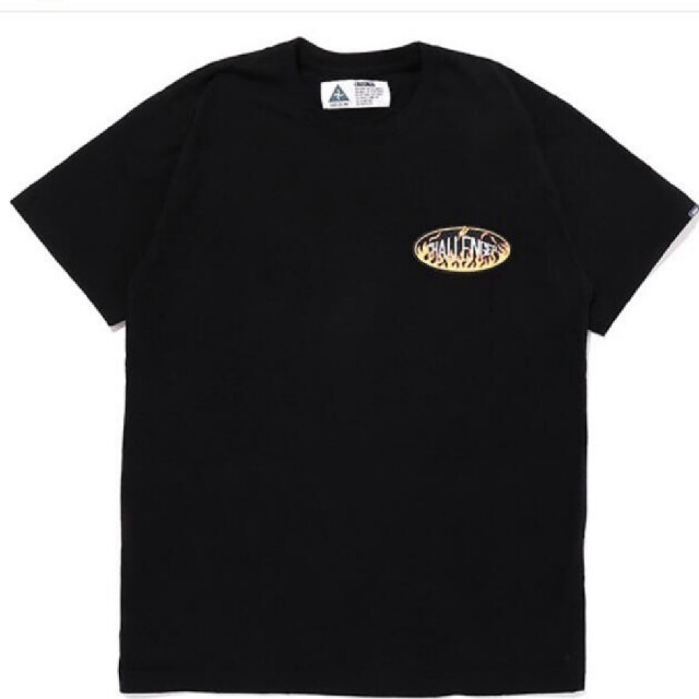 トップスCHALLENGER チャレンジャー FIRE TEE XL ブラック