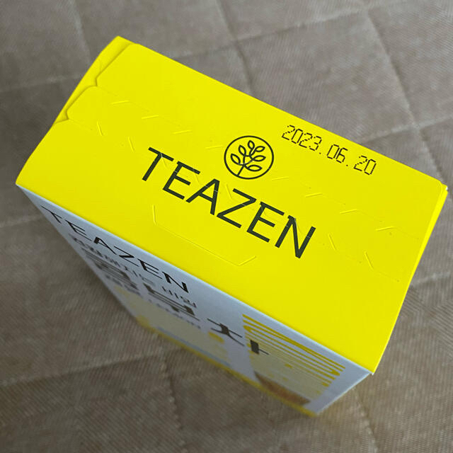 防弾少年団(BTS)(ボウダンショウネンダン)のBTSグク愛用 TEAZENコンブチャ レモン味 ボトル付 食品/飲料/酒の健康食品(その他)の商品写真