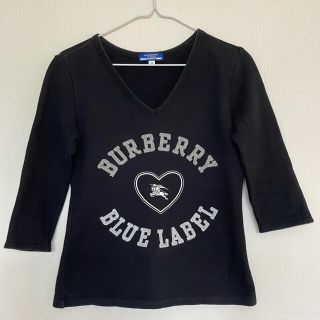 バーバリーブルーレーベル(BURBERRY BLUE LABEL)のBURBERRY BLUELABELロゴ入りトレーナー(トレーナー/スウェット)