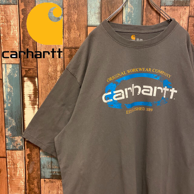 carhartt(カーハート)のcarhartt カーハート　ゆるダボ　デカロゴ　ビックシルエット　ワンポイント メンズのトップス(Tシャツ/カットソー(半袖/袖なし))の商品写真
