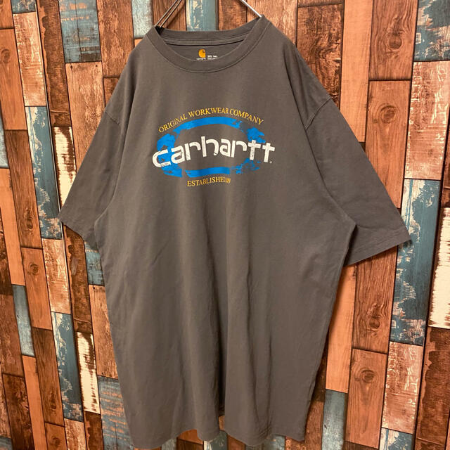 carhartt(カーハート)のcarhartt カーハート　ゆるダボ　デカロゴ　ビックシルエット　ワンポイント メンズのトップス(Tシャツ/カットソー(半袖/袖なし))の商品写真