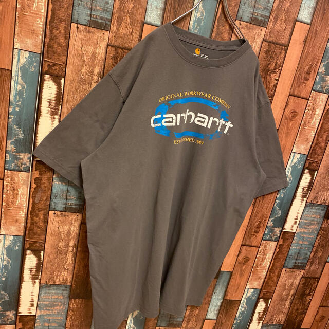 carhartt(カーハート)のcarhartt カーハート　ゆるダボ　デカロゴ　ビックシルエット　ワンポイント メンズのトップス(Tシャツ/カットソー(半袖/袖なし))の商品写真