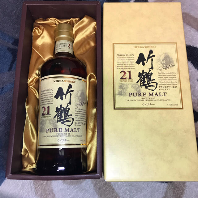 ニッカ竹鶴21年 700ml 箱付き 【残りわずか】 34790円引き ...