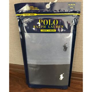 ポロラルフローレン(POLO RALPH LAUREN)の♡新品未使用♡大人もOKラルフローレン2枚セットVネックＴシャツキッズXL(Tシャツ/カットソー)