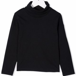 モンクレール(MONCLER)の【新作】モンクレール　ハイネックロングTシャツ　ブラック　14(Tシャツ(長袖/七分))