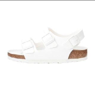 ビルケンシュトック(BIRKENSTOCK)のBIRKENSTOCK　サンダル　白　40(サンダル)